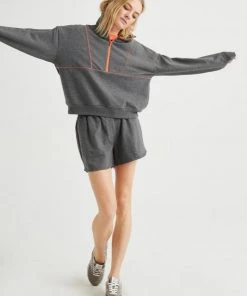 RicherPoorer Terry Sweatshort - Grey Clothing 8 RicherPoorer Terry Sweatshort - Grey Clothing