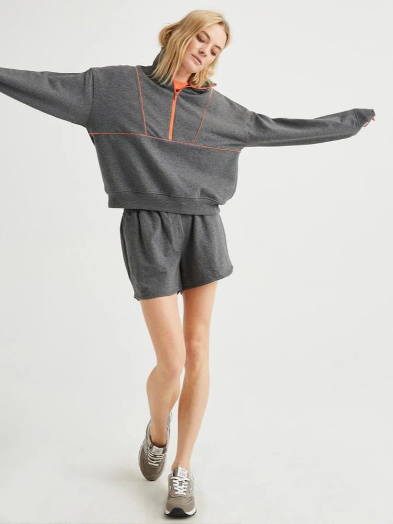 RicherPoorer Terry Sweatshort - Grey Clothing 5 RicherPoorer Terry Sweatshort - Grey Clothing