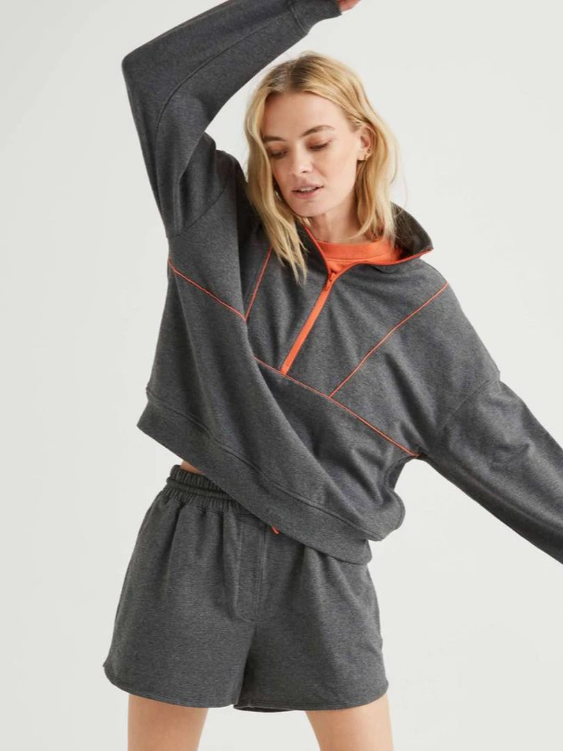 RicherPoorer Terry Sweatshort - Grey Clothing 3 RicherPoorer Terry Sweatshort - Grey Clothing