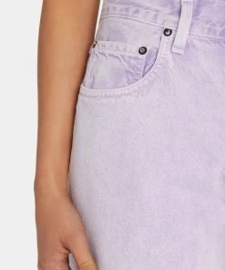 Agolde Clothing Tapered Baggy Wide-Leg Faded Jeans