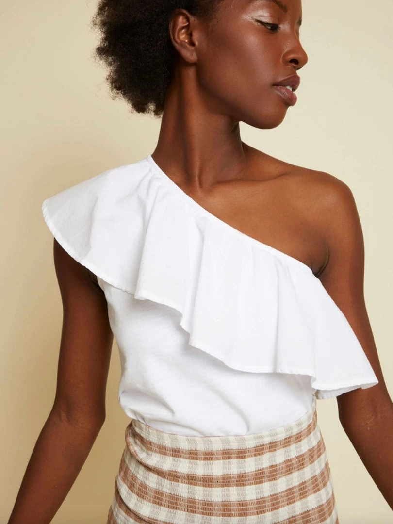 Nation LTD Clothing Noella Top - White 3 Nation LTD Clothing Noella Top - White