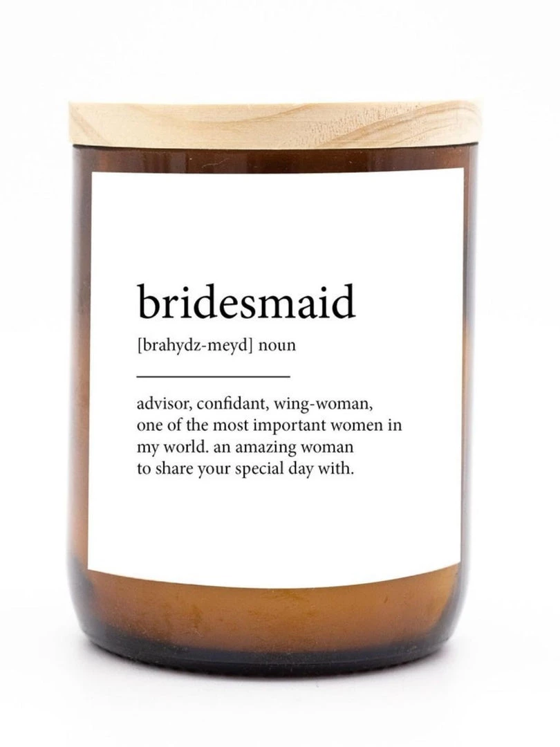 The Commonfolk Bridesmaid Dictionary Candle 3 The Commonfolk Bridesmaid Dictionary Candle