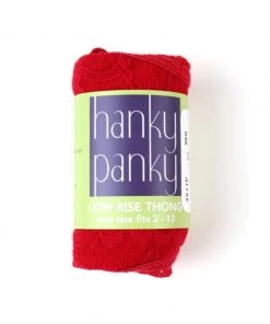Hanky Panky Original Rise Thong - Red
