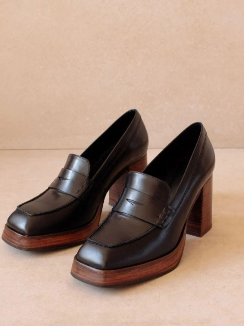 Alohas Busy Black Loafer 7 Alohas Busy Black Loafer