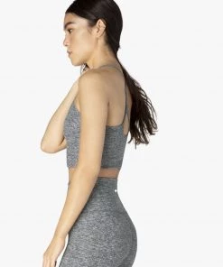 Beyond Yoga Spacedye Slim Racerback Cropped Tank - Black/White 8 Beyond Yoga Spacedye Slim Racerback Cropped Tank - Black/White