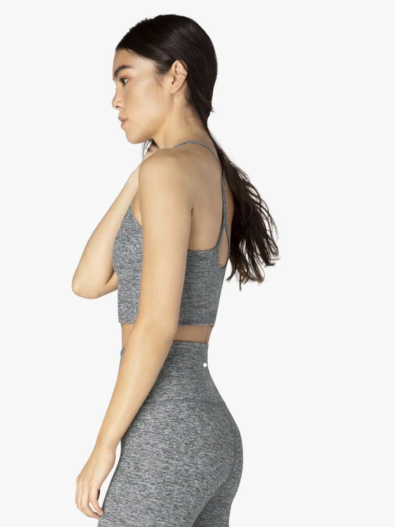 Beyond Yoga Spacedye Slim Racerback Cropped Tank - Black/White 5 Beyond Yoga Spacedye Slim Racerback Cropped Tank - Black/White