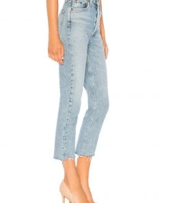 Agolde Riley High Rise Straight Crop - Zephyr Clothing