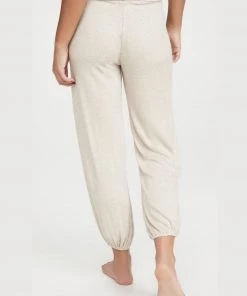 Eberjey Elon Cropped Pant - Oatmeal