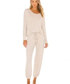 Eberjey Clothing Elon Ballet Top - Oatmeal