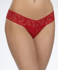 Hanky Panky Low Rise Thong - Red Clothing