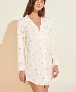 Eberjey Clothing Gisele Printed Sleepshirt - Tulip