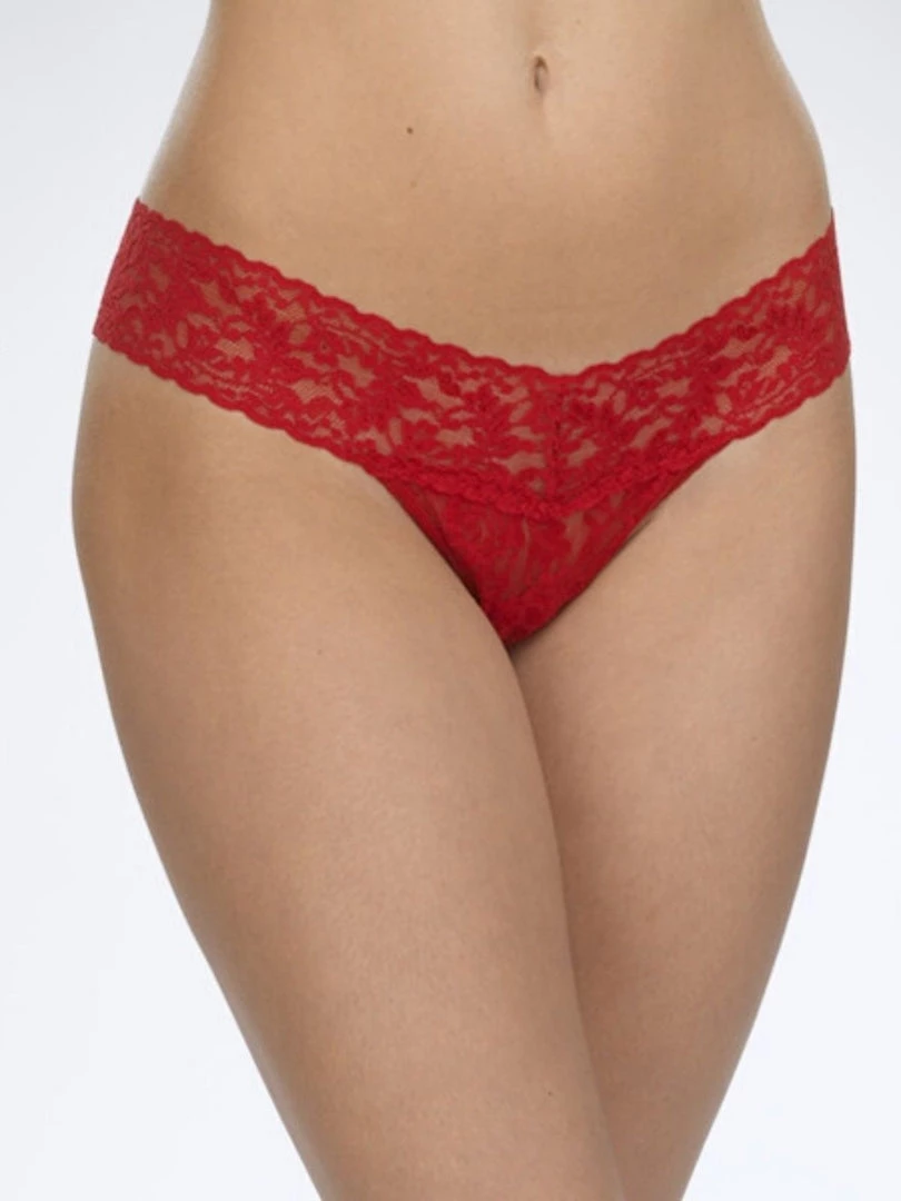 Hanky Panky Original Rise Thong - Red 4 Hanky Panky Original Rise Thong - Red