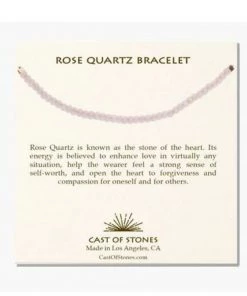 Cast Of Stones Accessories Rose Quartz Bracelet