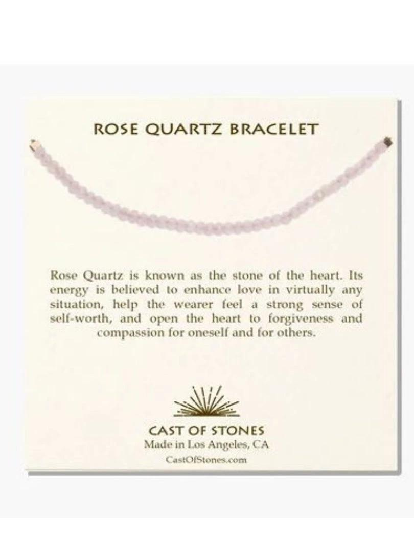Cast Of Stones Accessories Rose Quartz Bracelet 4 Cast Of Stones Accessories Rose Quartz Bracelet
