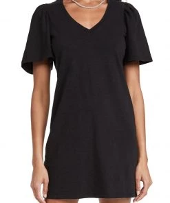 Nation LTD Mallory Flutter Sleeve Dress