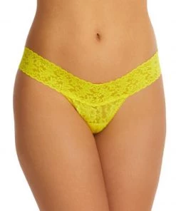Hanky Panky Clothing Low Rise Thong - Zest Yellow