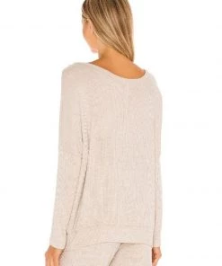 Eberjey Clothing Elon Ballet Top - Oatmeal