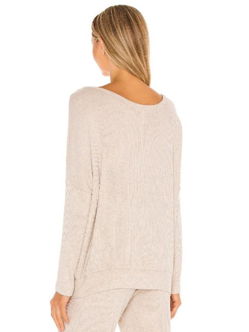 Eberjey Clothing Elon Ballet Top - Oatmeal 4 Eberjey Clothing Elon Ballet Top - Oatmeal