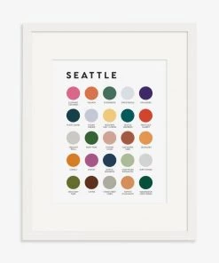 Lunch City Studio Seattle Color Palette Print Home & Gift