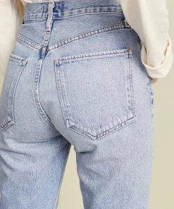 Agolde Riley High Rise Straight Crop - Zephyr Clothing