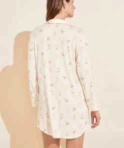 Eberjey Clothing Gisele Printed Sleepshirt - Tulip