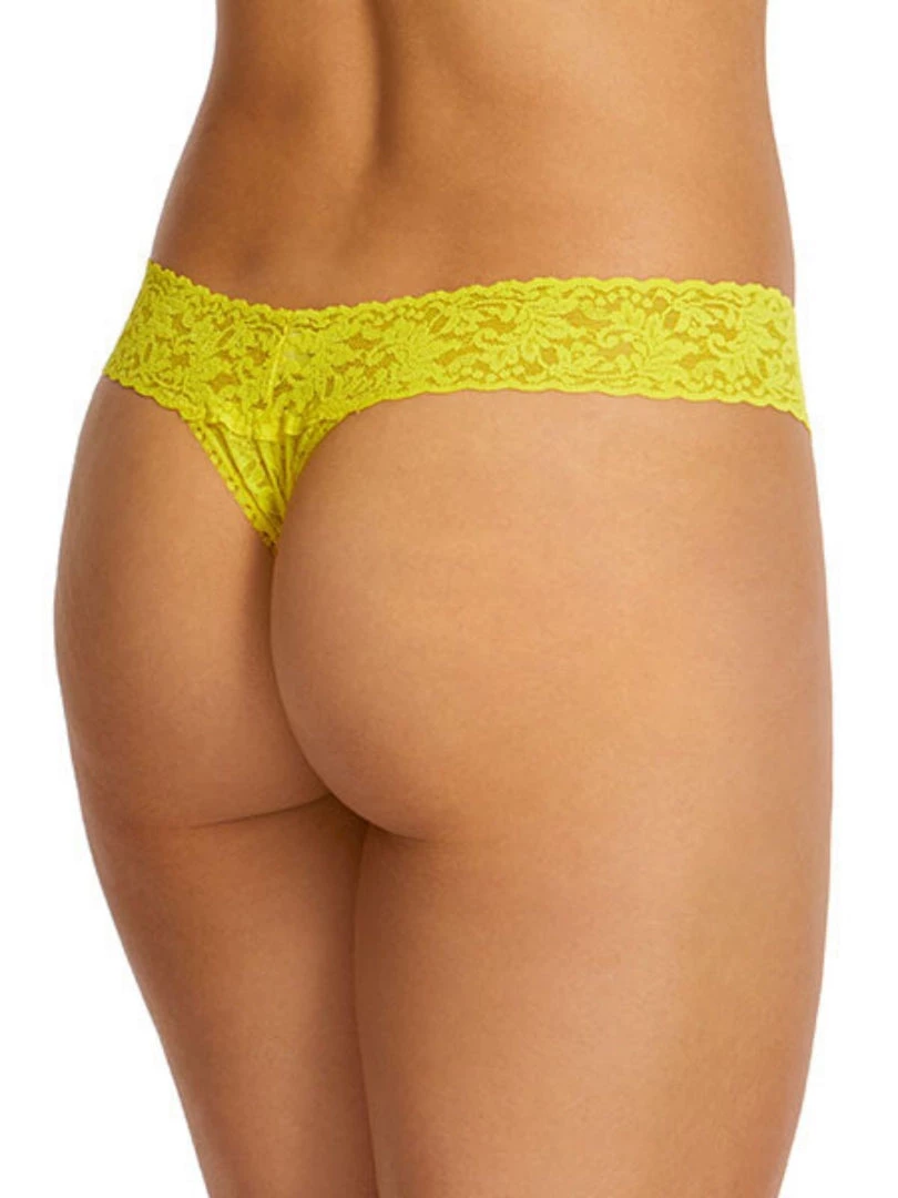 Hanky Panky Clothing Low Rise Thong - Zest Yellow 5 Hanky Panky Clothing Low Rise Thong - Zest Yellow