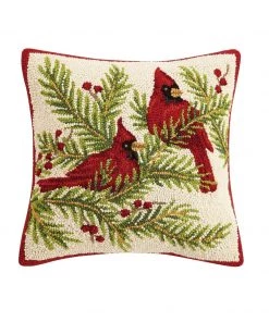 Peking Handicraft Cardinals Hook Pillow