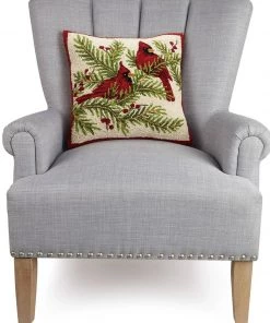 Peking Handicraft Cardinals Hook Pillow