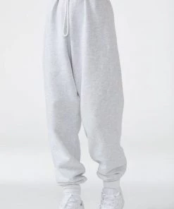 Joah Brown Oversized Jogger - Pearl Grey