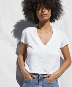 The Perfect White Tee Alanis Tee-White Clothing