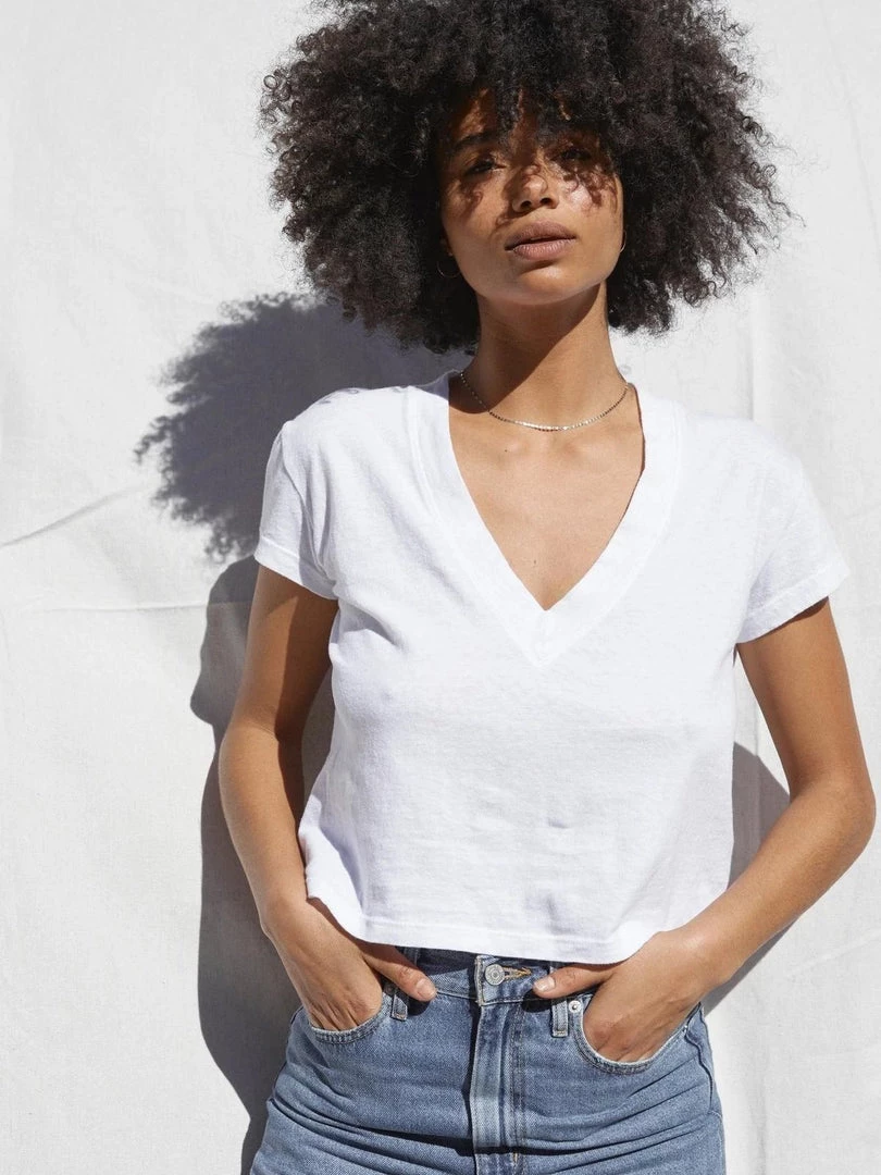 The Perfect White Tee Alanis Tee-White Clothing 3 The Perfect White Tee Alanis Tee-White Clothing