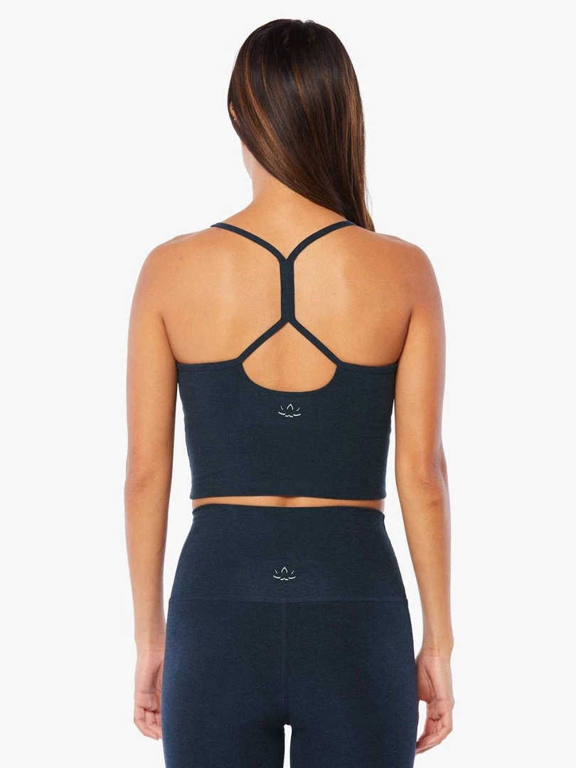 Beyond Yoga Spacedye Slim Racerback Cropped Tank - Navy 4 Beyond Yoga Spacedye Slim Racerback Cropped Tank - Navy