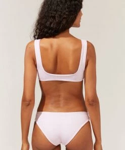 Solid & Striped Reversible Elle Bottom - Pink Cloud