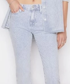 Frame Le High Straight - Solar Stripe