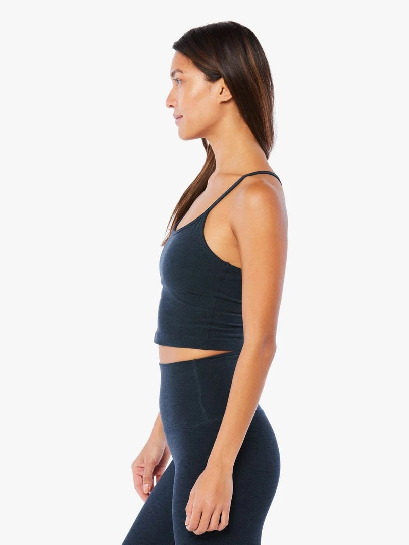 Beyond Yoga Spacedye Slim Racerback Cropped Tank - Navy 6 Beyond Yoga Spacedye Slim Racerback Cropped Tank - Navy