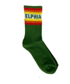 South Fellini Philadelphia Sunrise Green Socks Clothing