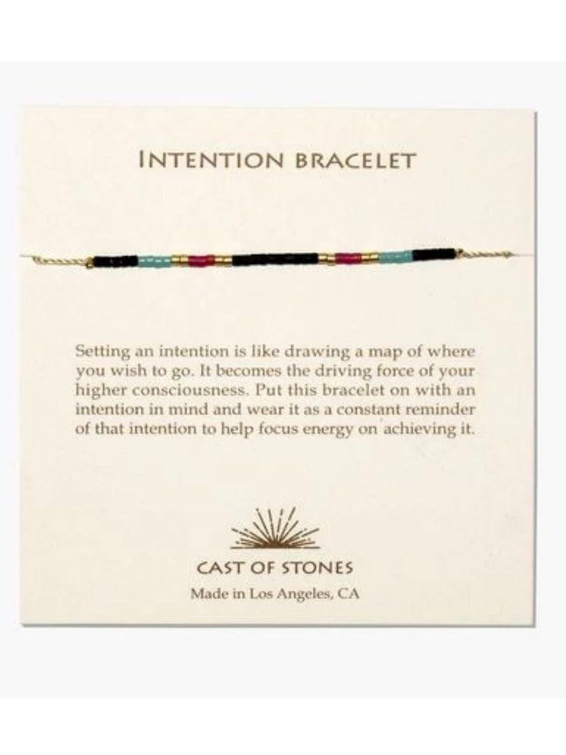 Cast Of Stones Intention Bracelet - Multi Color 3 Cast Of Stones Intention Bracelet - Multi Color
