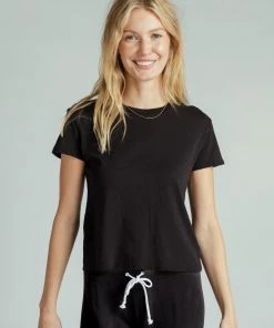 The Perfect White Tee Clothing Harley Boxy Crew - True Black