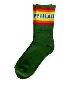 South Fellini Philadelphia Sunrise Green Socks Clothing