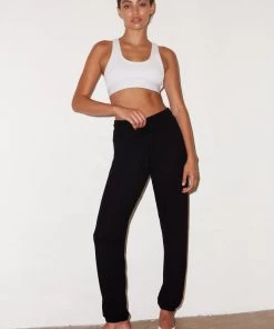 LNA Clothing Core Ribbed Jogger - Black
