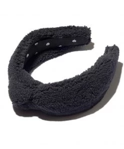 Lele Sadoughi Knotted Headband - Black Teddy Accessories