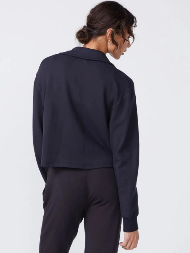 Monrow Cropped Trucker Jacket - Faded Black 8 Monrow Cropped Trucker Jacket - Faded Black