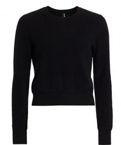 Naadam Long Sleeve Cropped Pullover