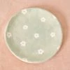 Erika Christine Ceramics Home & Gift Mint Petunia Catchall Plate