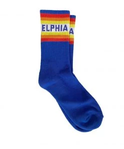 South Fellini Philadelphia Sunrise Blue Socks Clothing