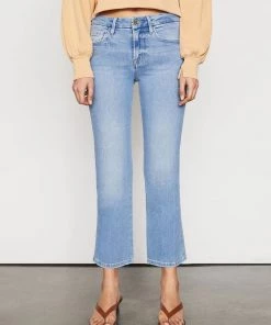 Frame Clothing Le Crop Mini Boot Double Needle Tropic