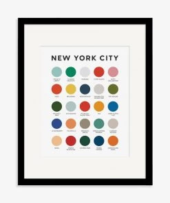 Lunch City Studio New York City Color Palette Print Home & Gift 7 Lunch City Studio New York City Color Palette Print Home & Gift