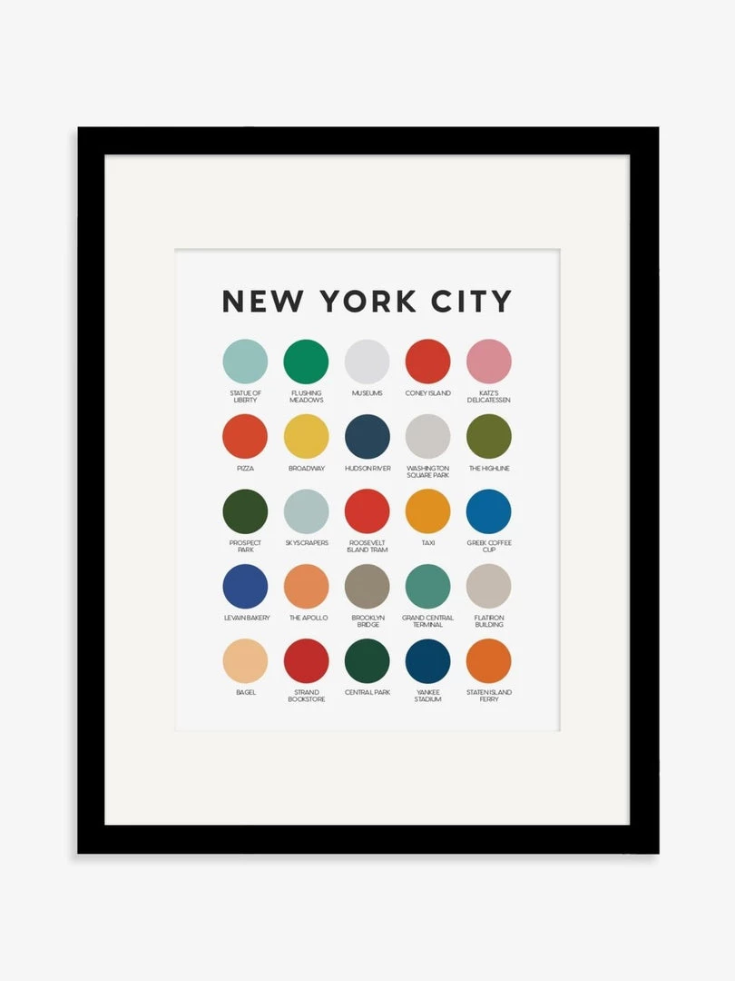 Lunch City Studio New York City Color Palette Print Home & Gift 5 Lunch City Studio New York City Color Palette Print Home & Gift