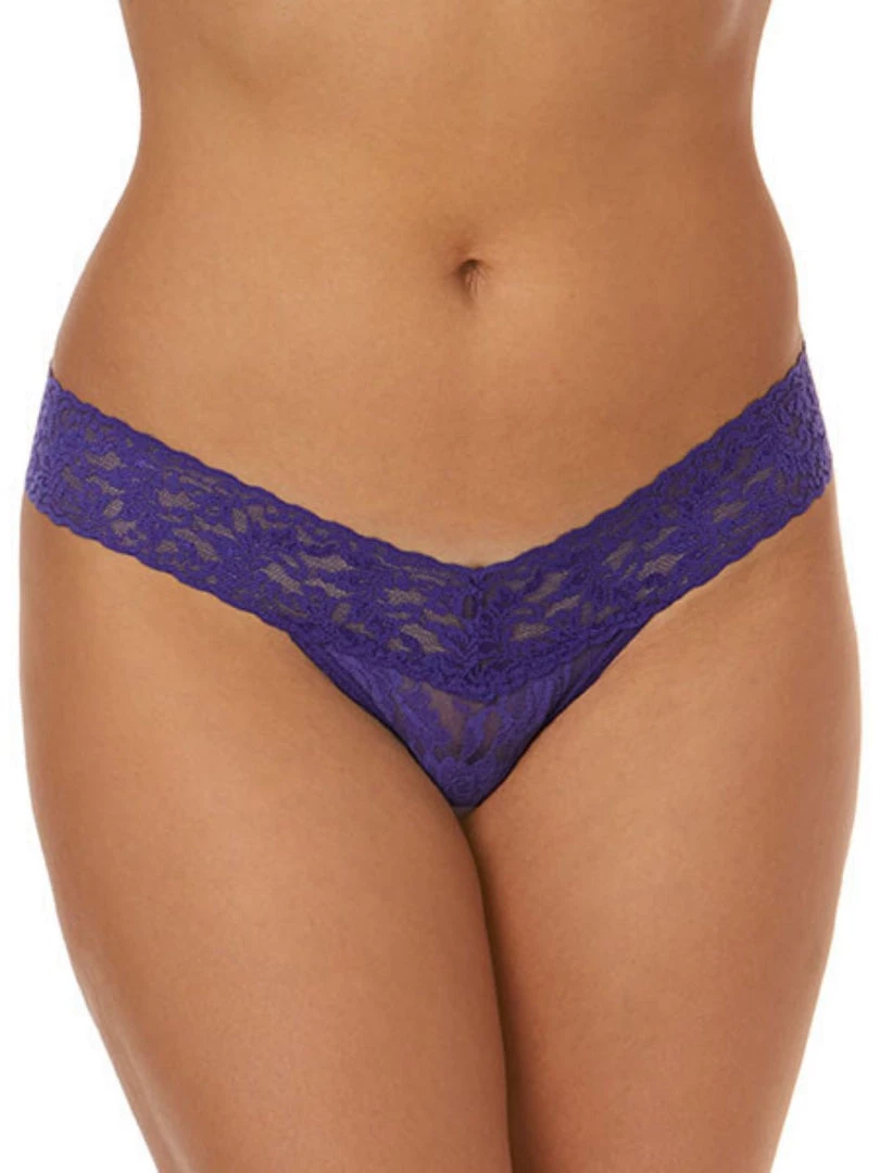 Hanky Panky Low Rise Thong - Wild Violet 4 Hanky Panky Low Rise Thong - Wild Violet