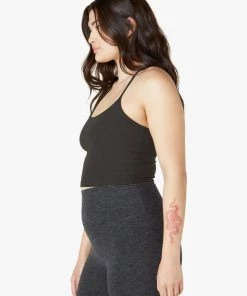 Beyond Yoga Spacedye Slim Racerback Cropped Tank - Black Clothing 8 Beyond Yoga Spacedye Slim Racerback Cropped Tank - Black Clothing
